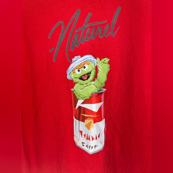 Champion X Sesame Street Oscar The Grouch Res T-Shirt - Picture 2 of 4